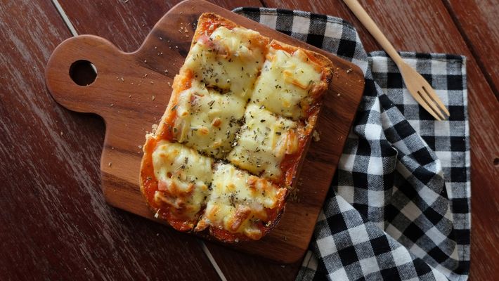 Pizza de Pão de Forma